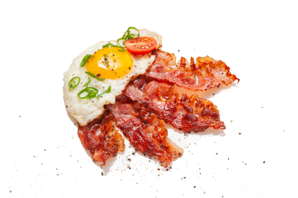 Speck mit Spiegelei